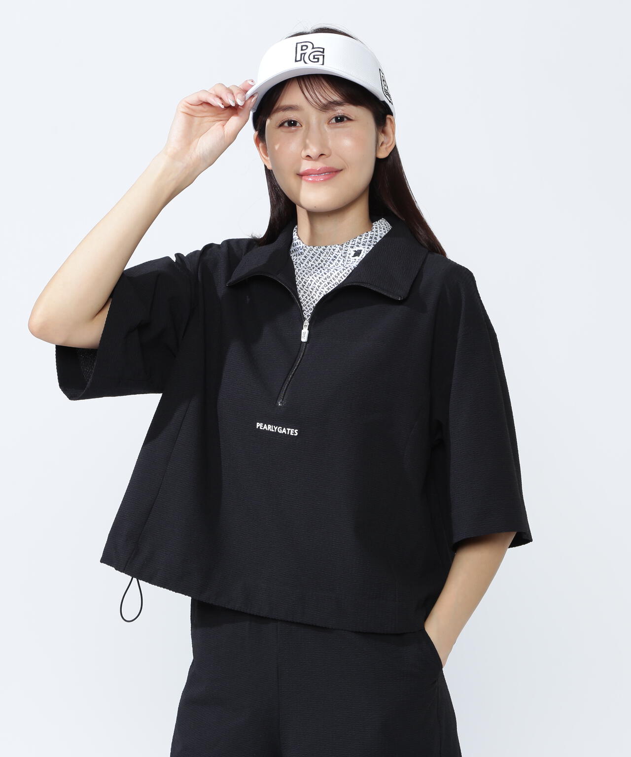 プライムフレックス×DotAir 5分袖ハーフジップ