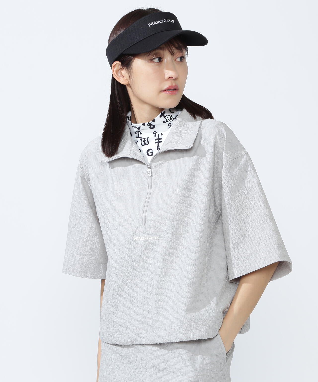 プライムフレックス×DotAir 5分袖ハーフジップ