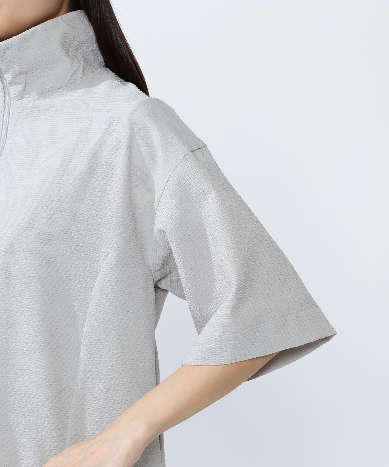 プライムフレックス×DotAir 5分袖ハーフジップ