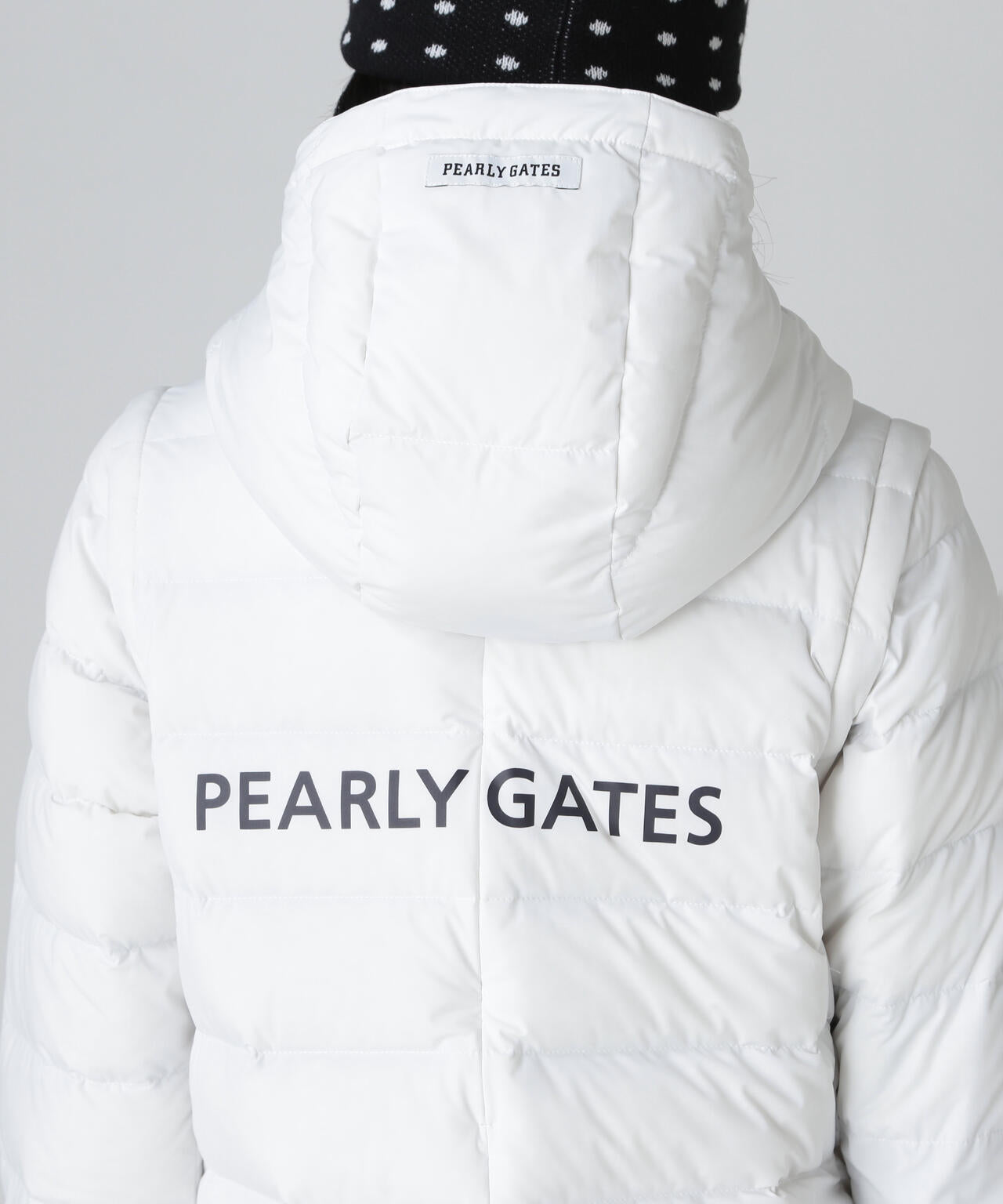 Nyストレッチタフタフーディダウンジャケット