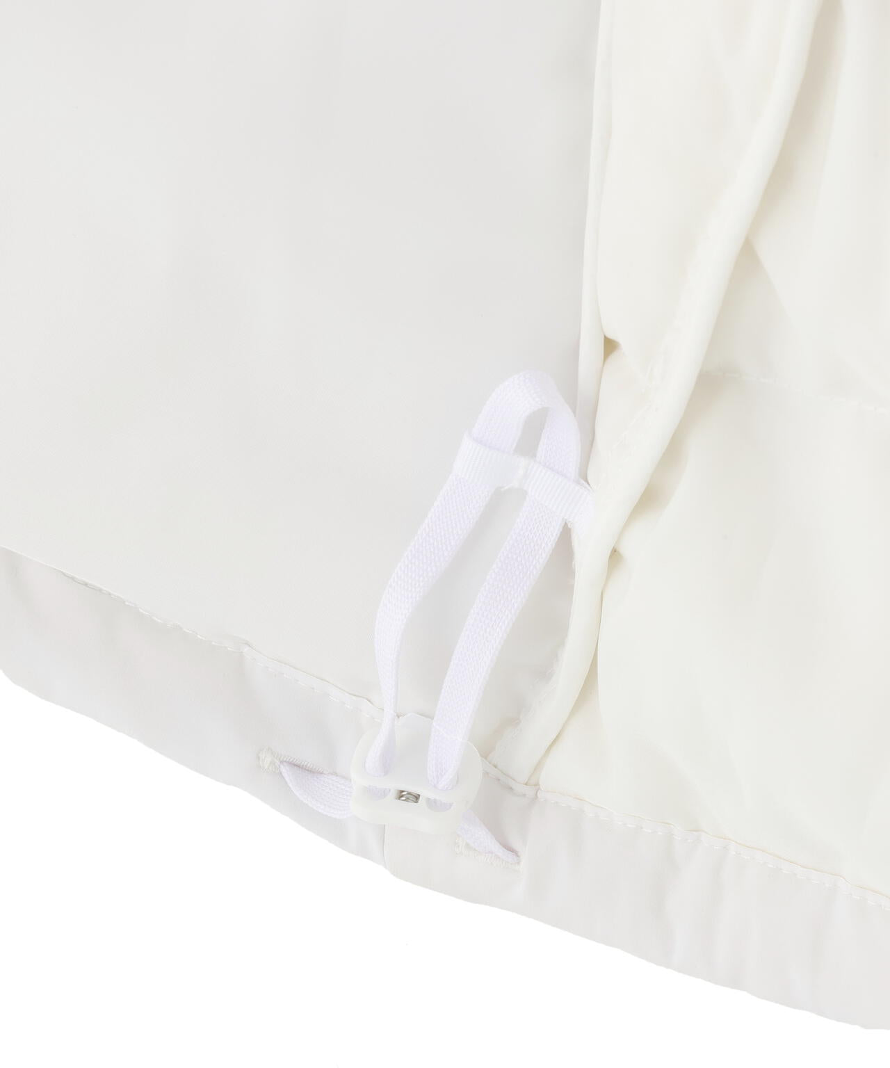 Nyストレッチタフタフーディダウンジャケット