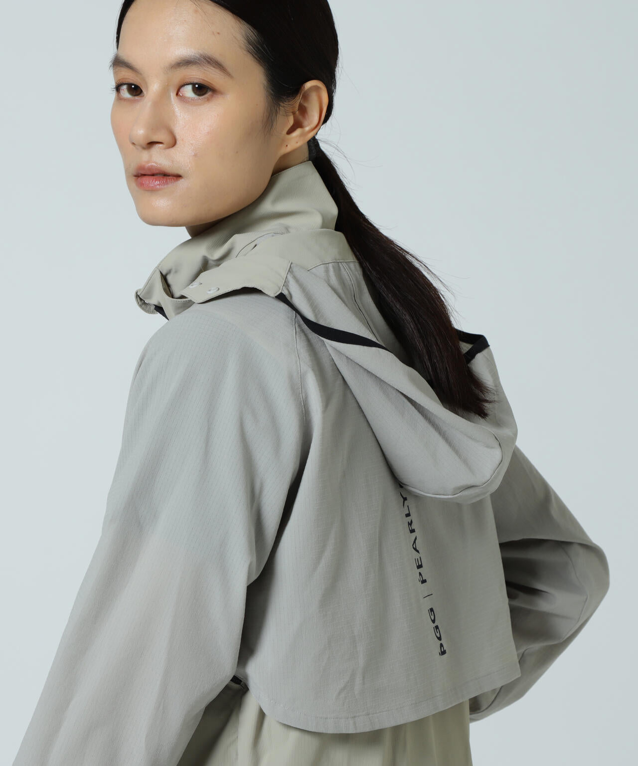 【PGG】【直営店舗&公式オンライン限定】Nyドビーストレッチ×DOTAIR 2WAY フーディブルゾン (LADIES)