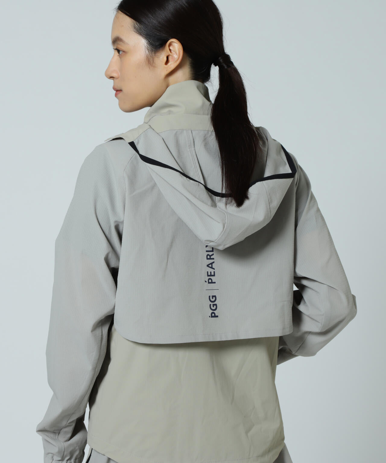 【PGG】【直営店舗&公式オンライン限定】Nyドビーストレッチ×DOTAIR 2WAY フーディブルゾン (LADIES)