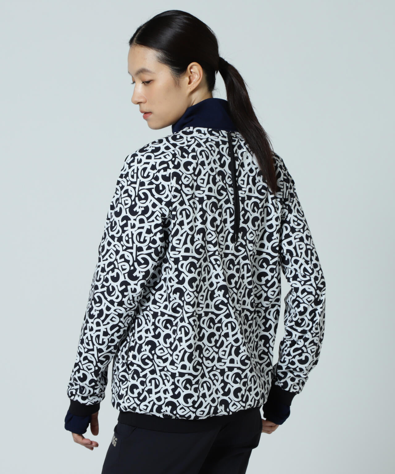 【PGG】【直営店舗&公式オンライン限定】Nyストレッチリップストップ×エプシロン <ロゴ総柄> (LADIES)