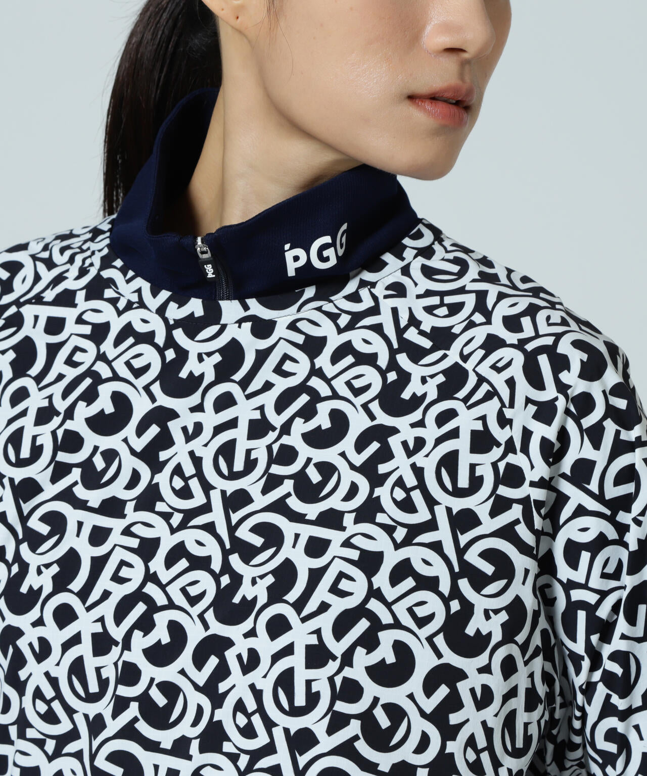 【PGG】【直営店舗&公式オンライン限定】Nyストレッチリップストップ×エプシロン <ロゴ総柄> (LADIES)