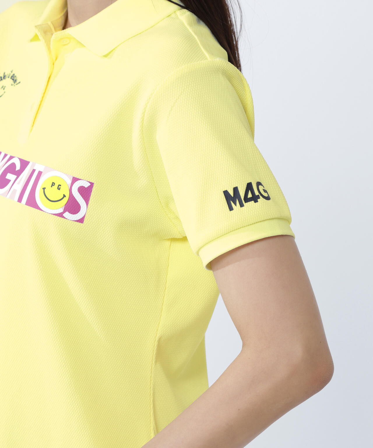 フルダルポップコーンカノコ半袖ポロワンピース