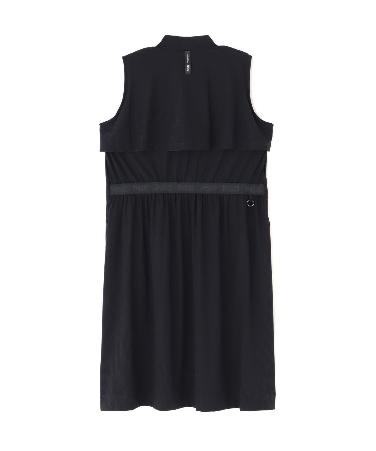 【PGG】【直営店舗&公式オンライン限定】Nyストライプ2WAYスリーブレスモックネックワンピース (LADIES)