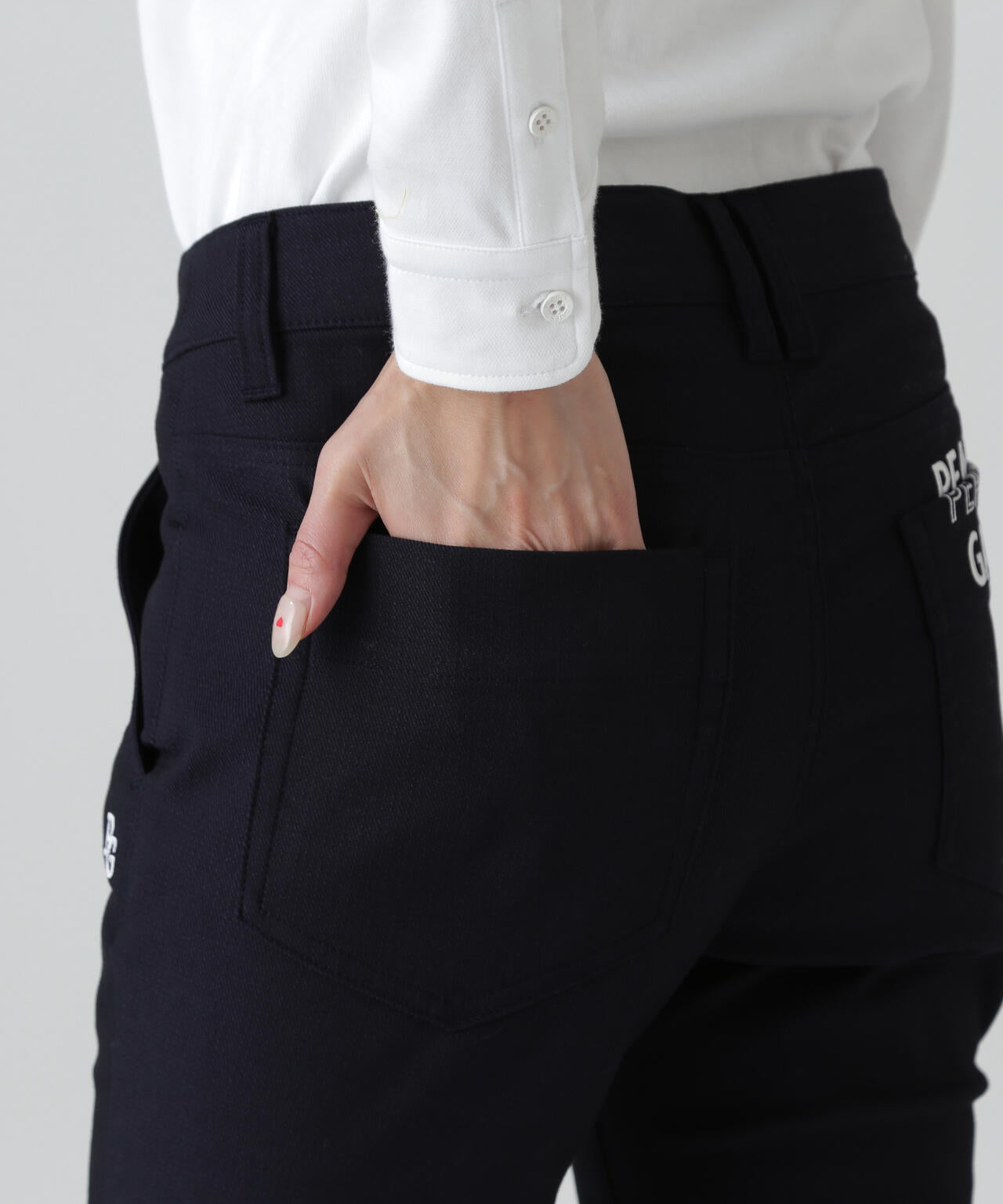 C/Peストレッチドビーツイルパンツ