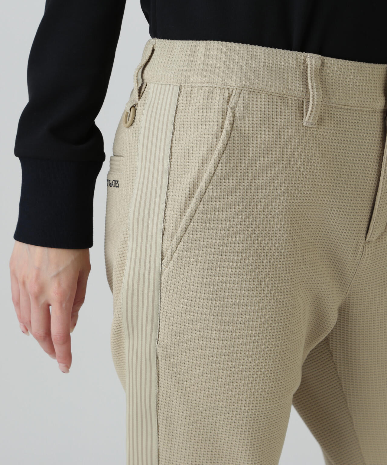 杢ワッフルパンツ