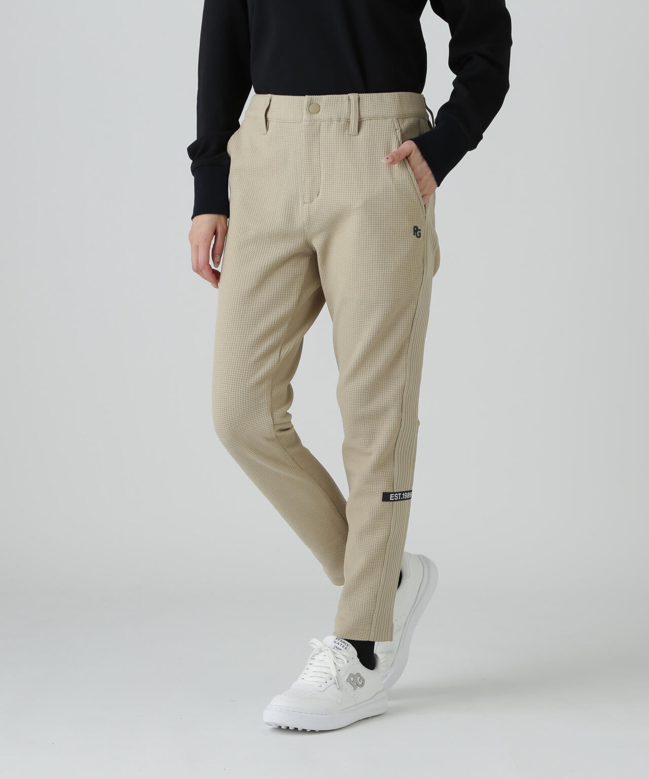 杢ワッフルパンツ