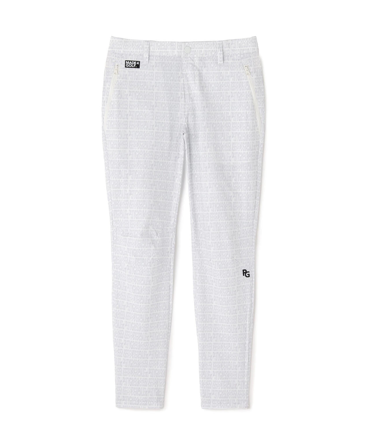 ロゴ組織柄プリントパンツ