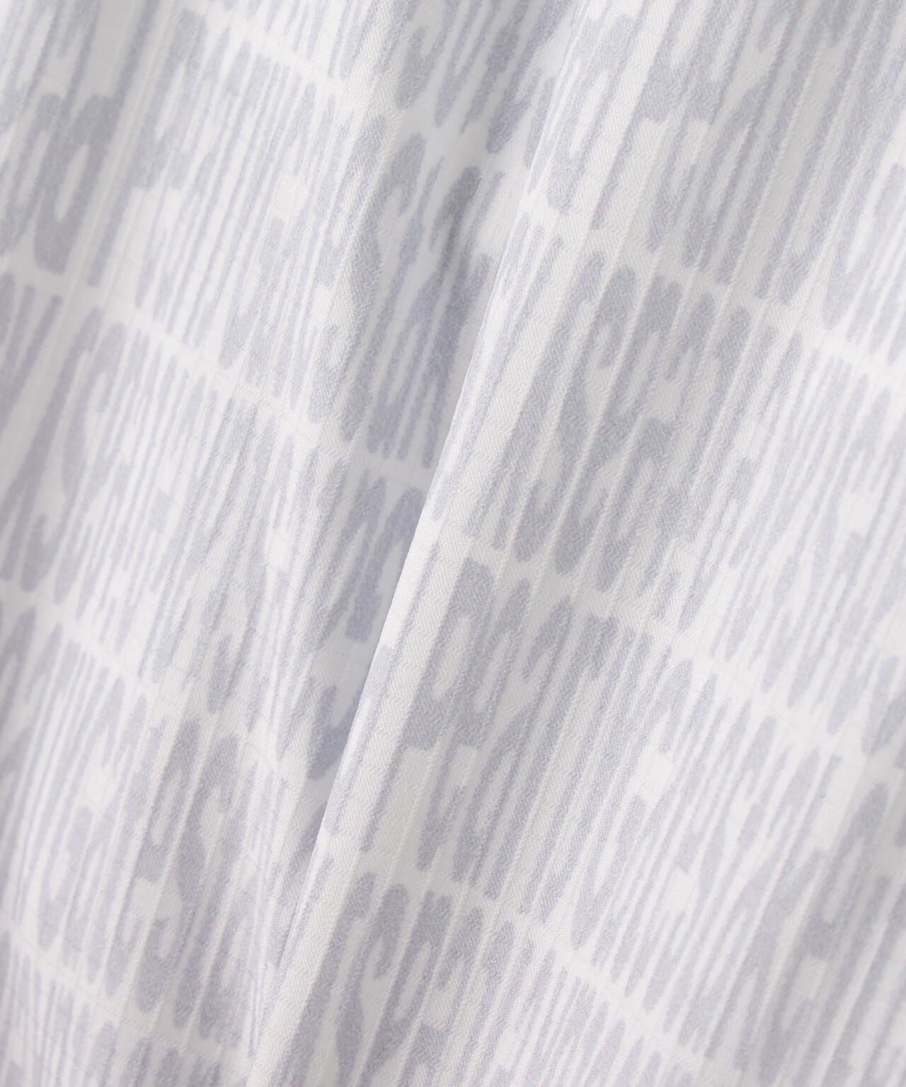 ロゴ組織柄プリントパンツ