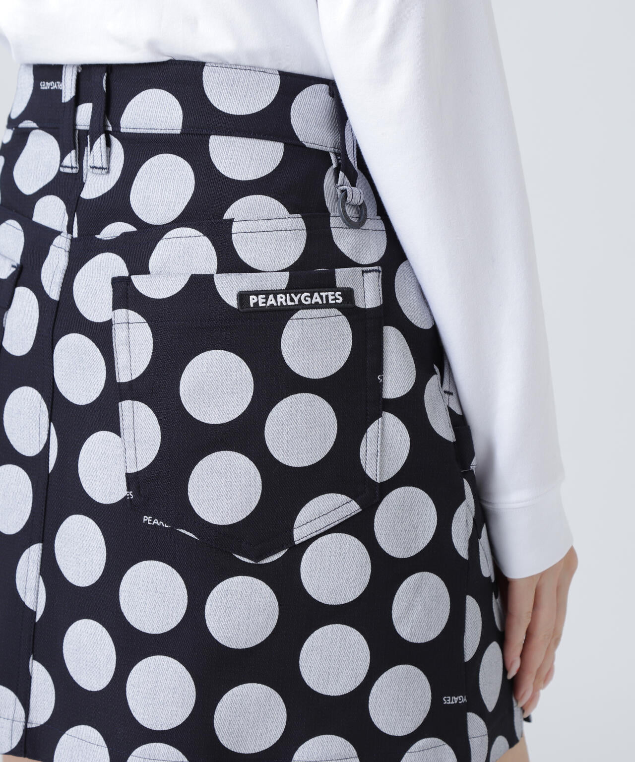 C/Peストレッチドビーツイルスカート <ランダムドット柄>