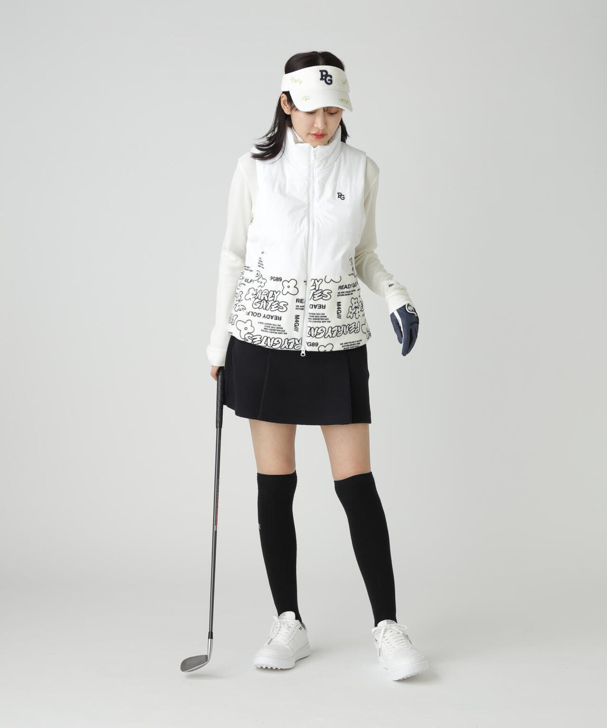 フリース片面起毛スカート