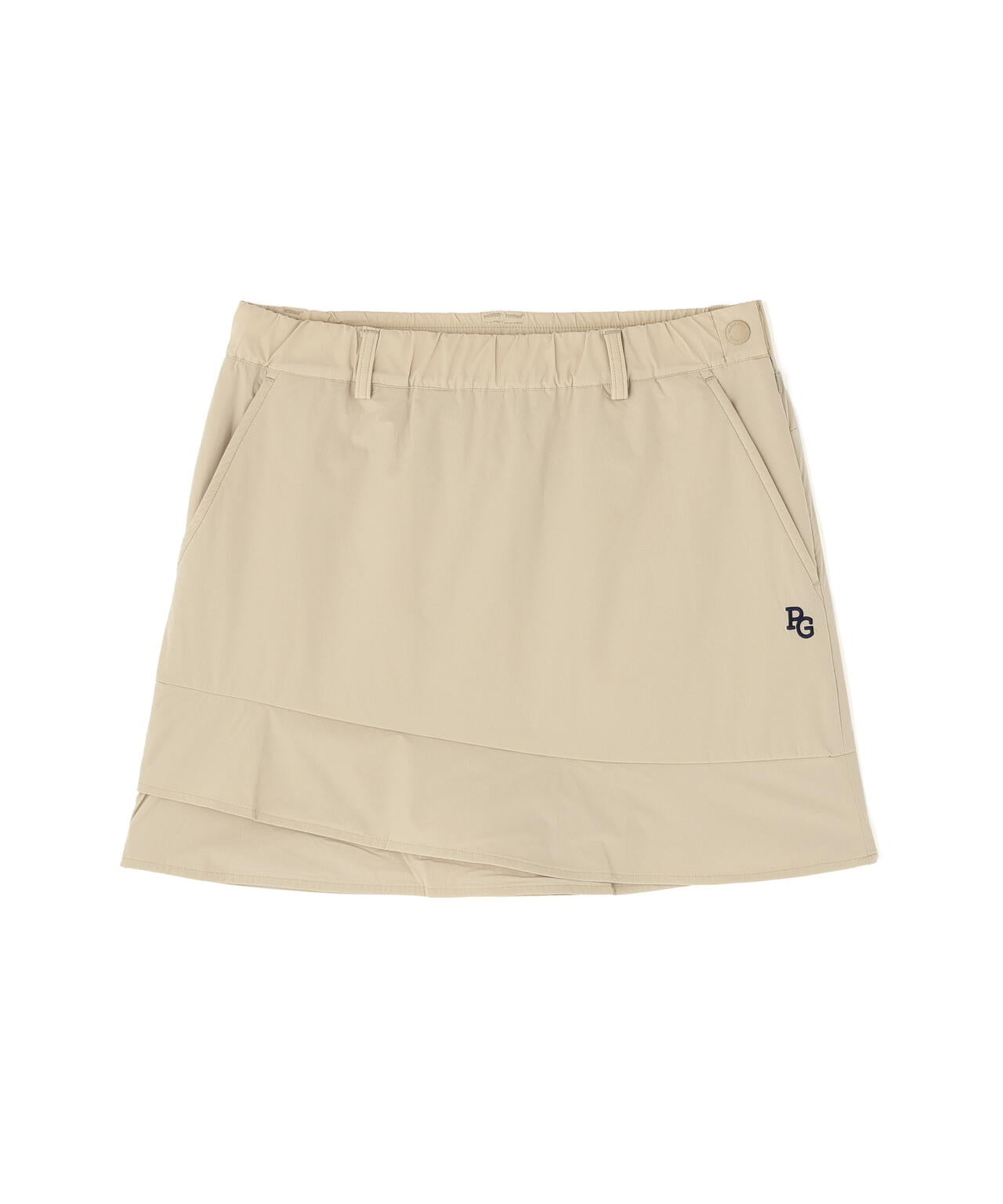 Peストレッチドビー中綿スカート