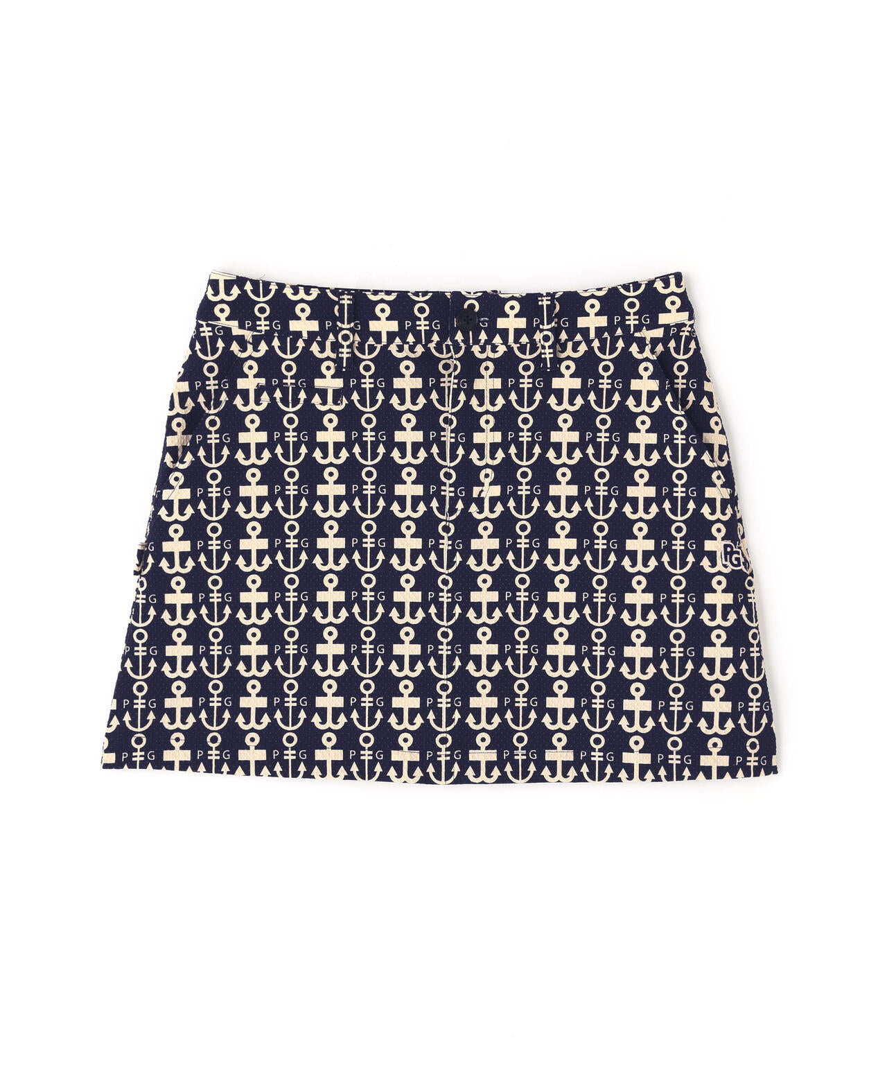 Nyストレッチドビースカート <ロゴアンカー柄>