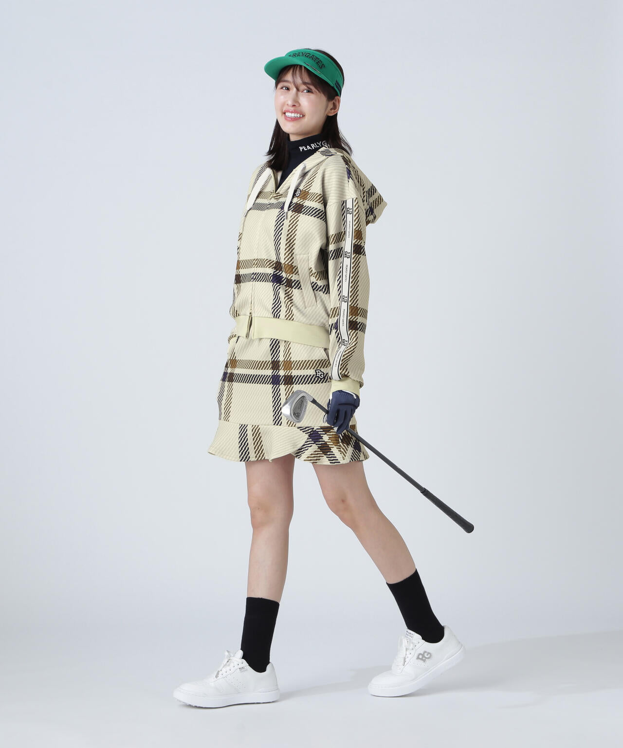 Peスパンダンボールメッシュスカート