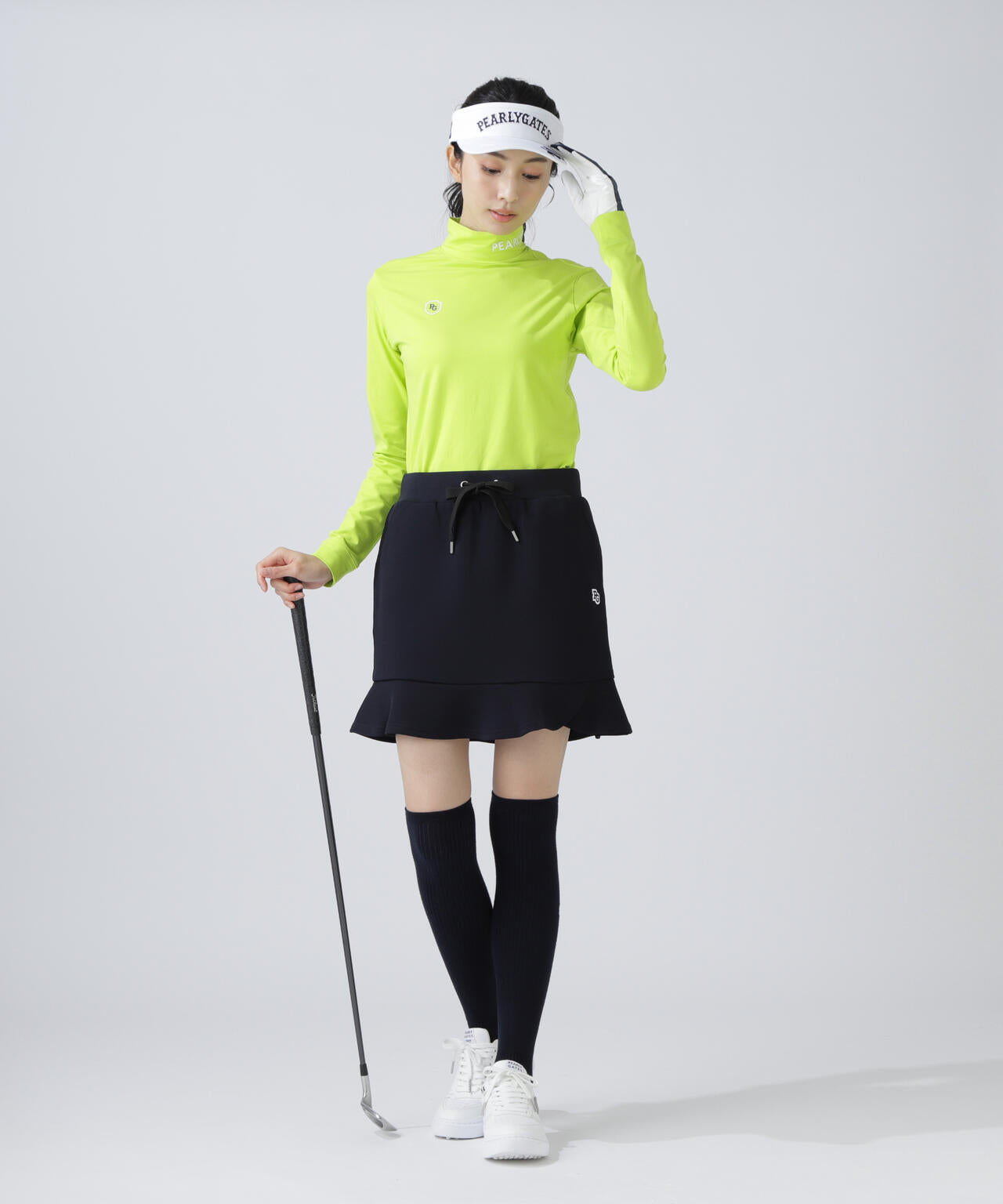 Peスパンダンボールメッシュスカート