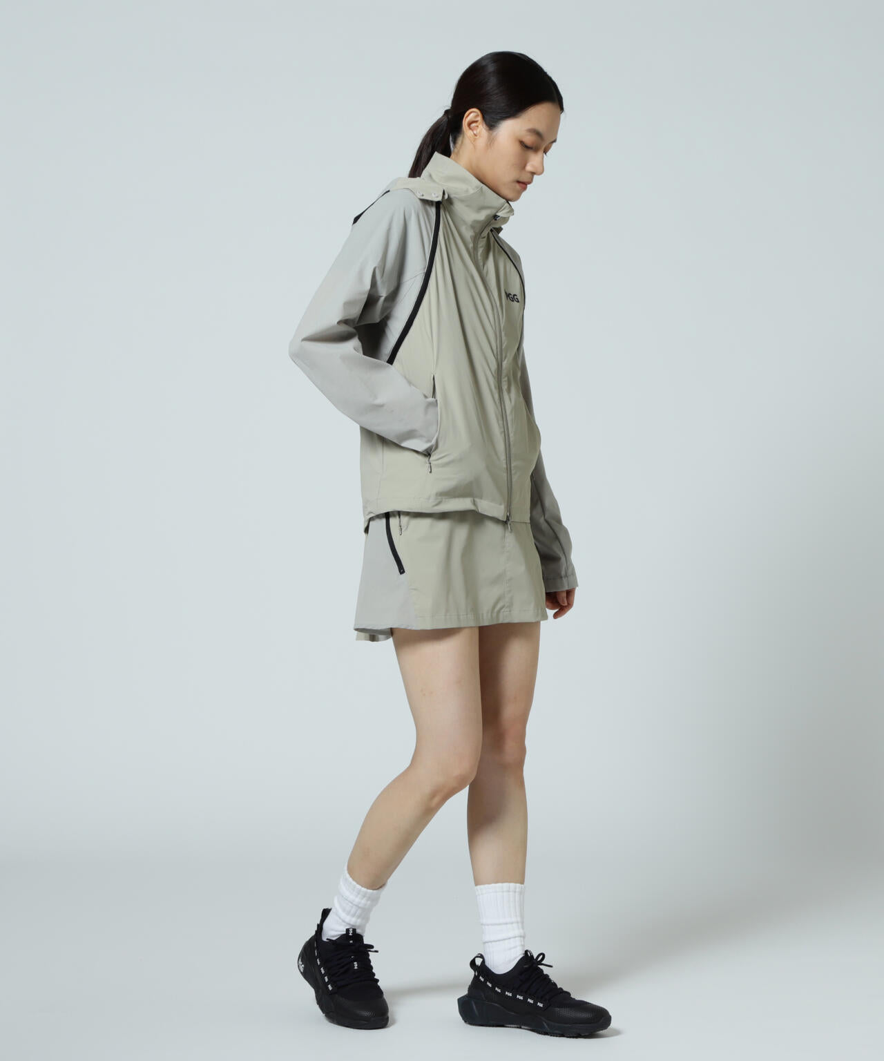 【PGG】【直営店舗&公式オンライン限定】Nyドビーストレッチ×DOTAIRスカート (LADIES)