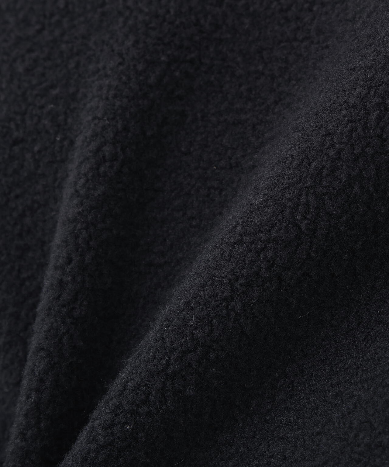 合繊×フリース片面起毛 中綿フルジップアップベスト