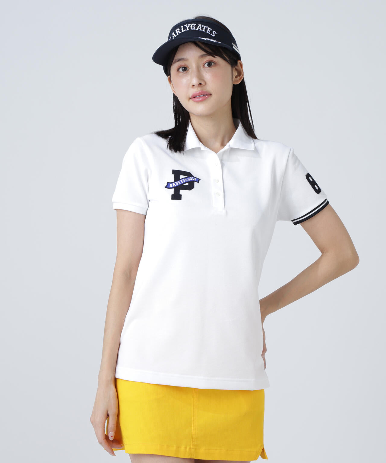 T/C6口鹿の子半袖ポロシャツ