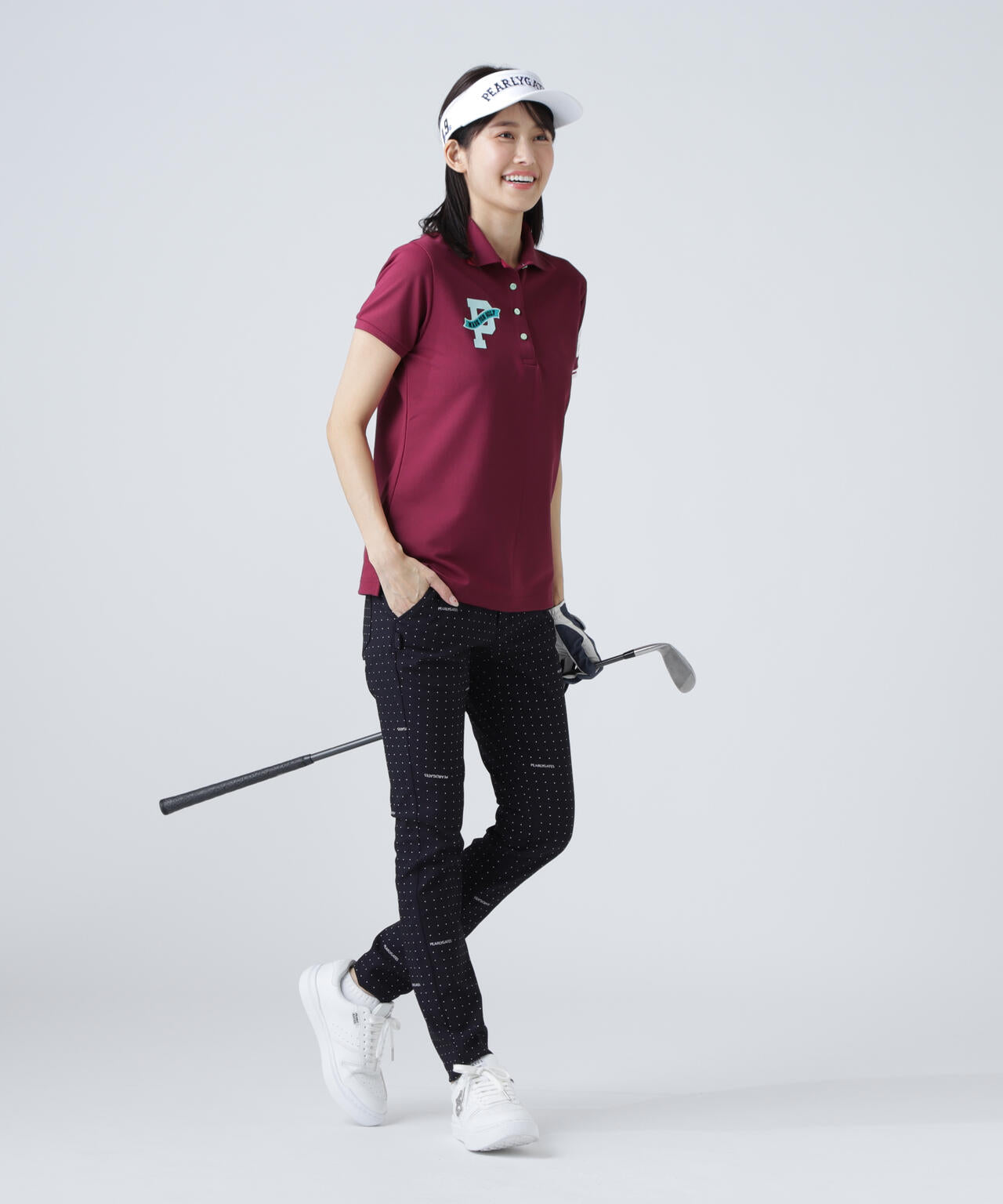 T/C6口鹿の子半袖ポロシャツ