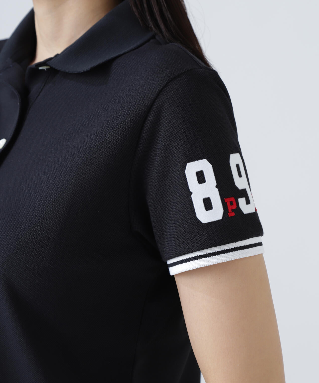 T/C6口鹿の子半袖ポロシャツ