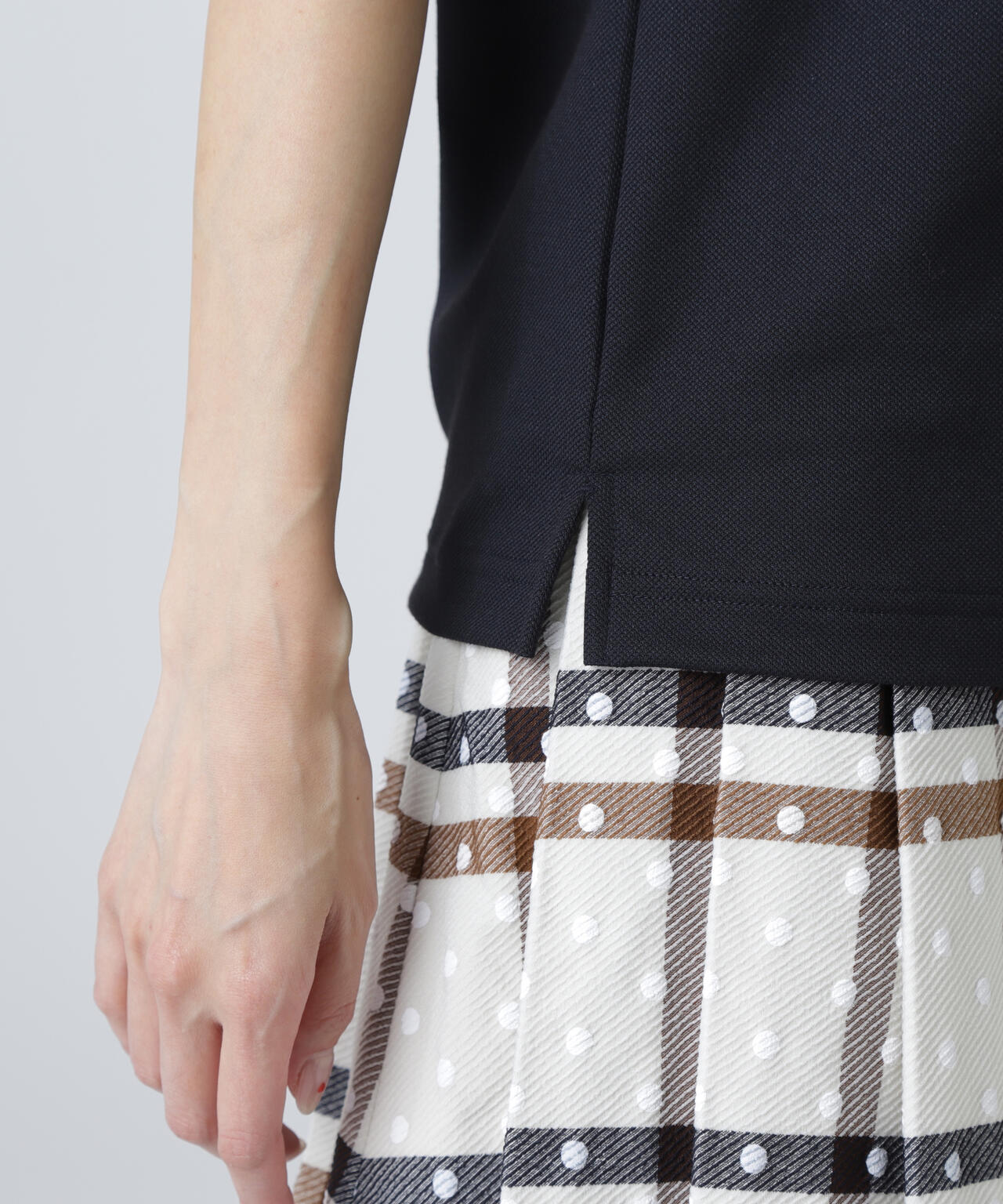 T/C6口鹿の子半袖ポロシャツ