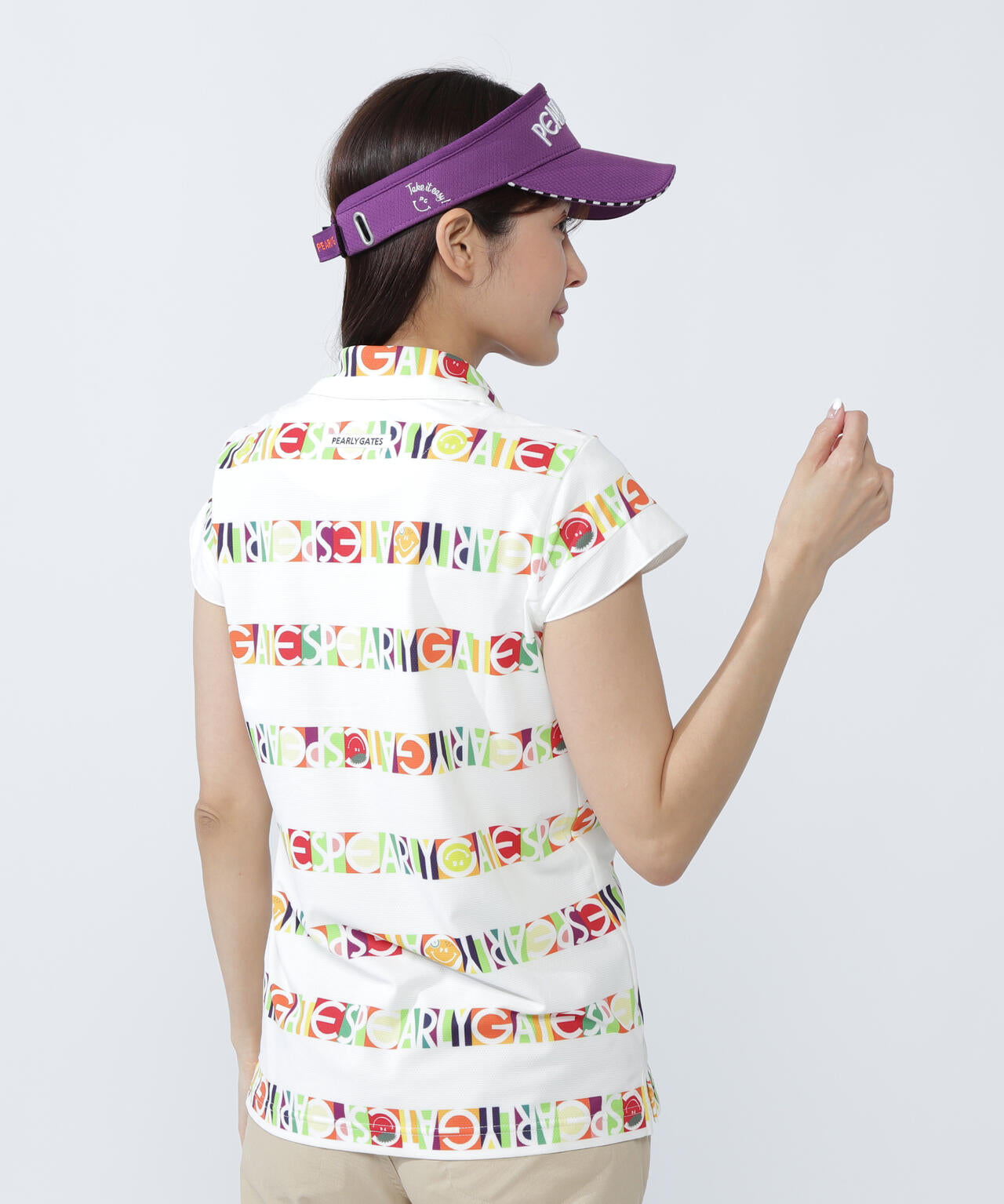 ビオニコシールボーダー半袖ポロシャツ