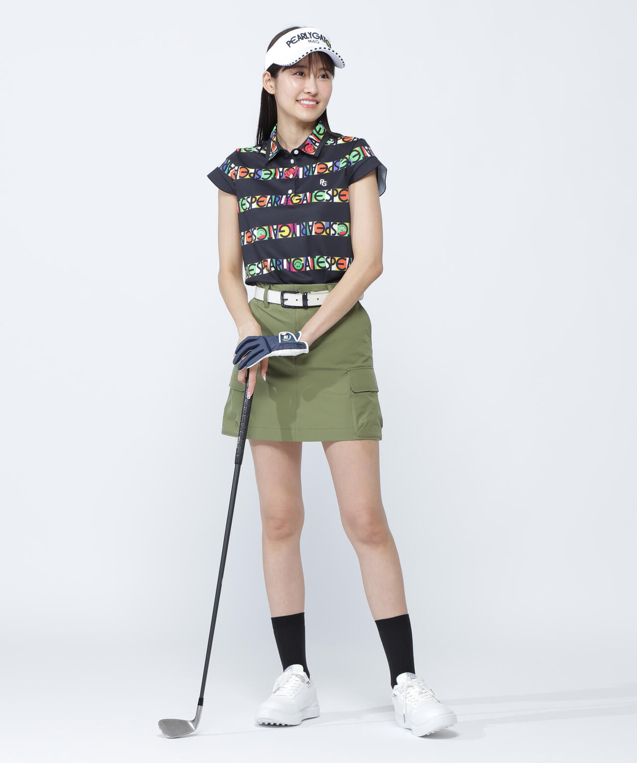 ビオニコシールボーダー半袖ポロシャツ