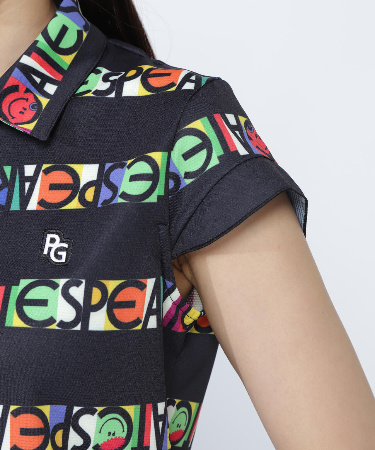 ビオニコシールボーダー半袖ポロシャツ