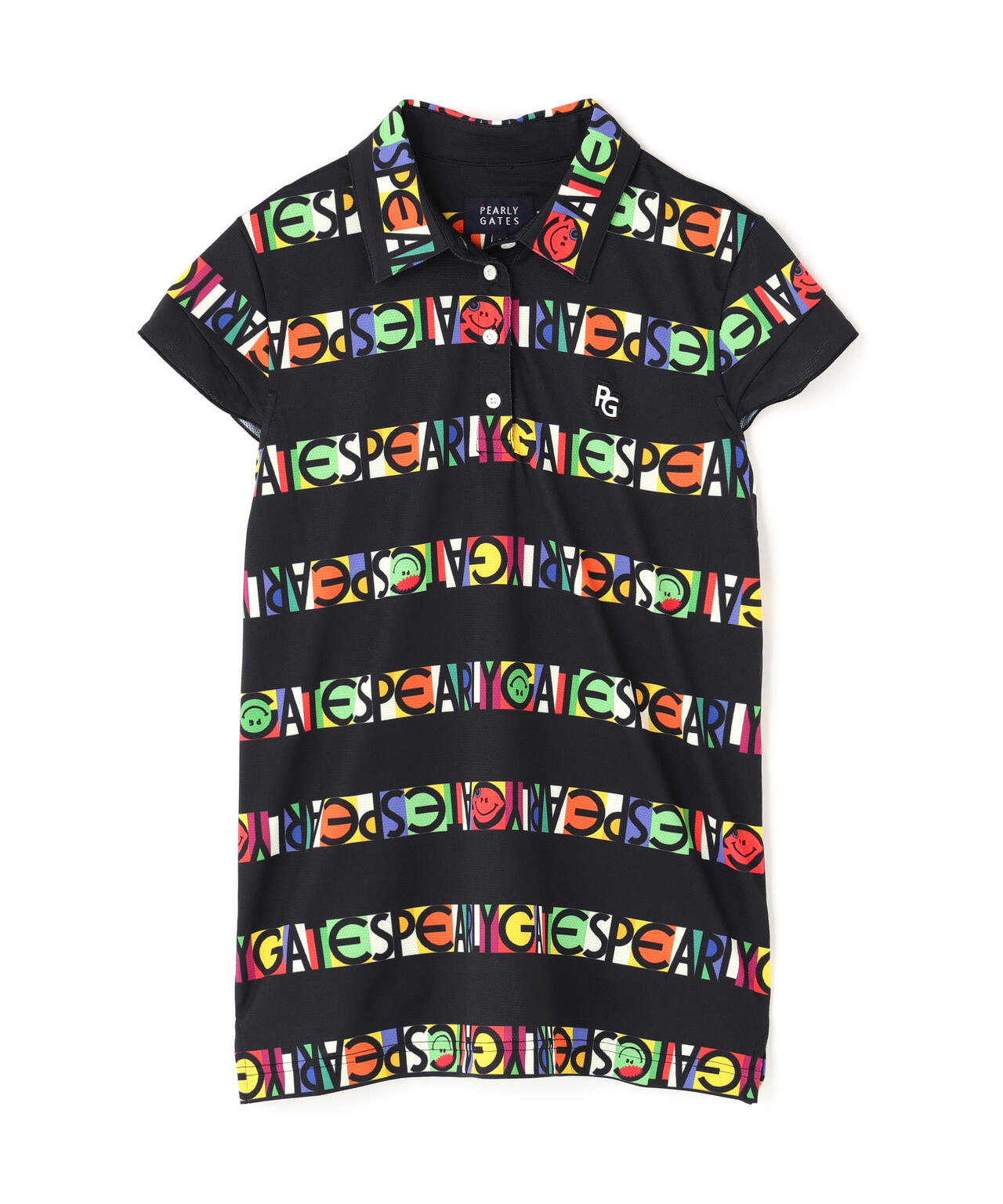 ビオニコシールボーダー半袖ポロシャツ