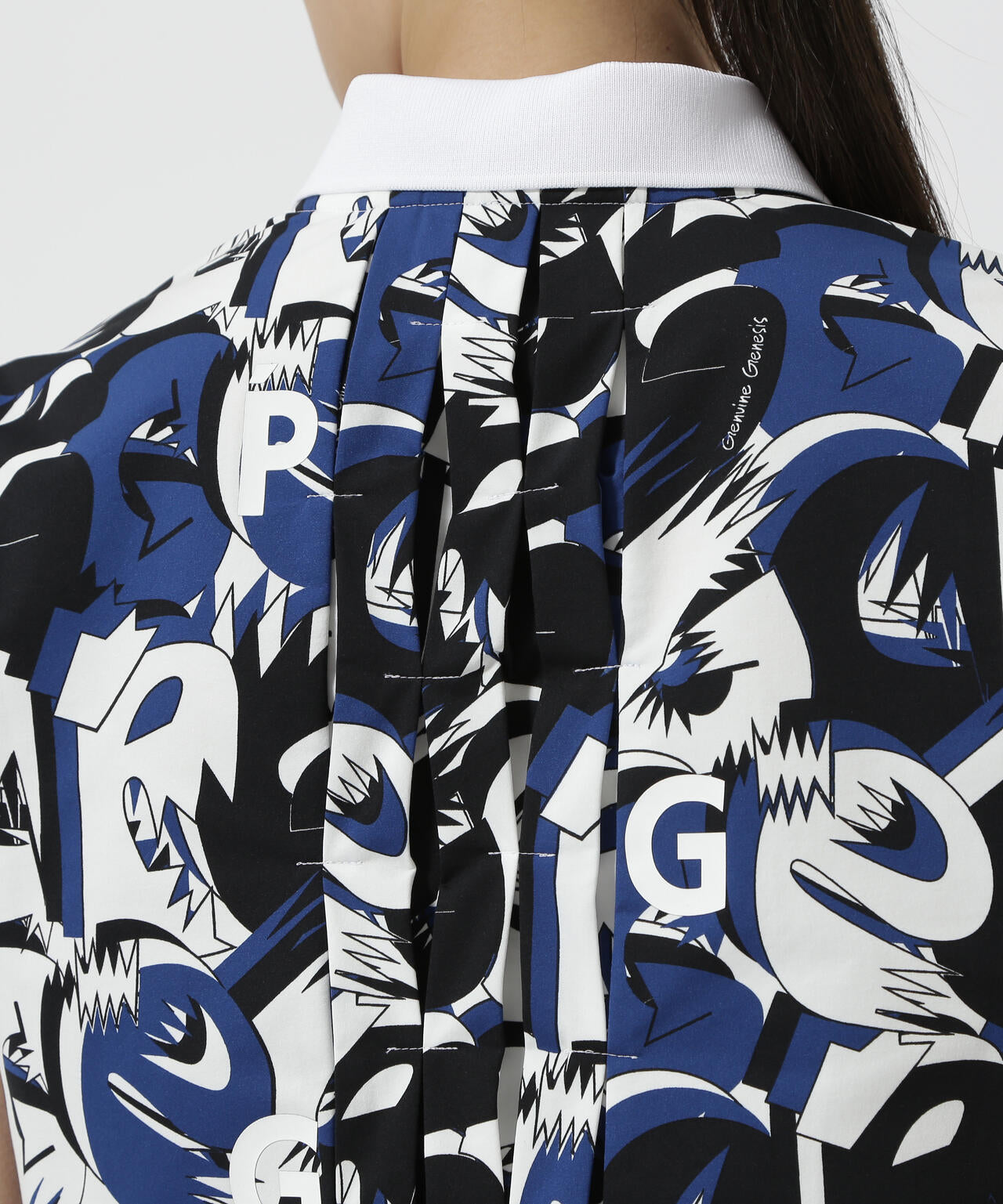 【PGG】【直営店舗&公式オンライン限定】TEXBRIDハイゲージ天竺半袖ポロシャツ <感情グラフィティロゴ> (LADIES)