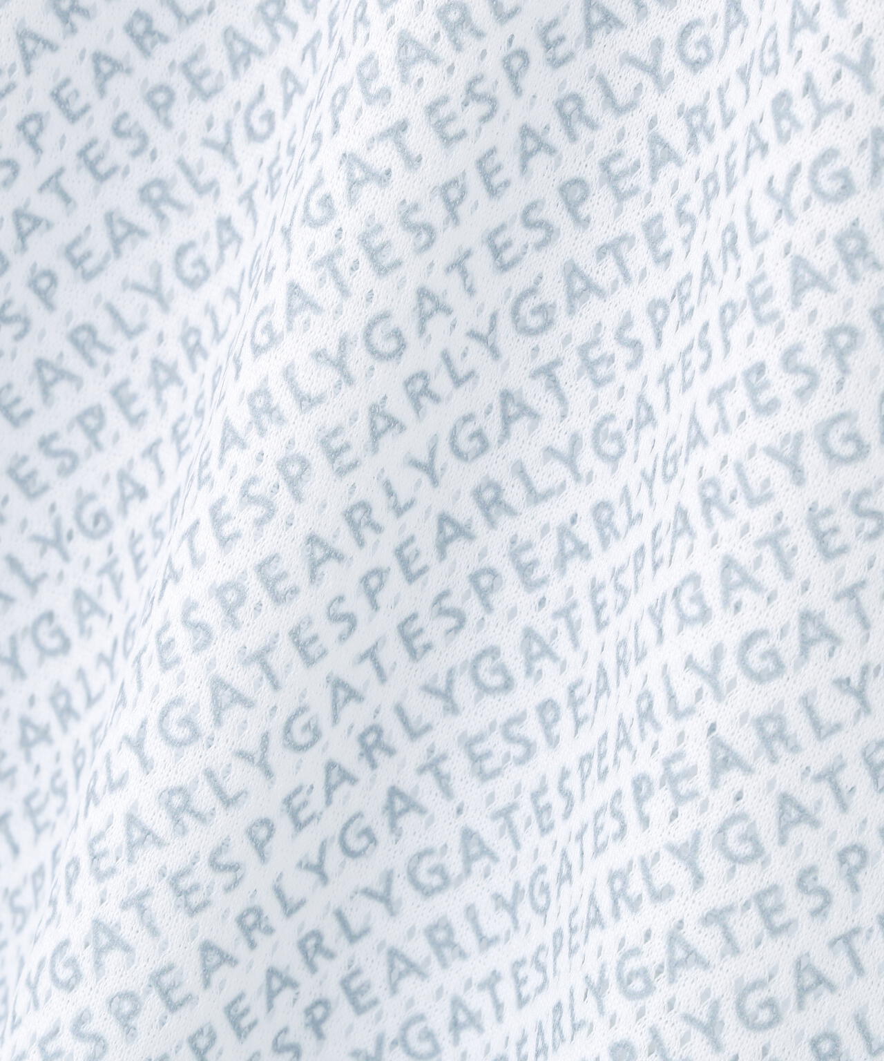 KAZEメッシュ半袖ポロシャツ <ロゴバイヤスボーダー柄>