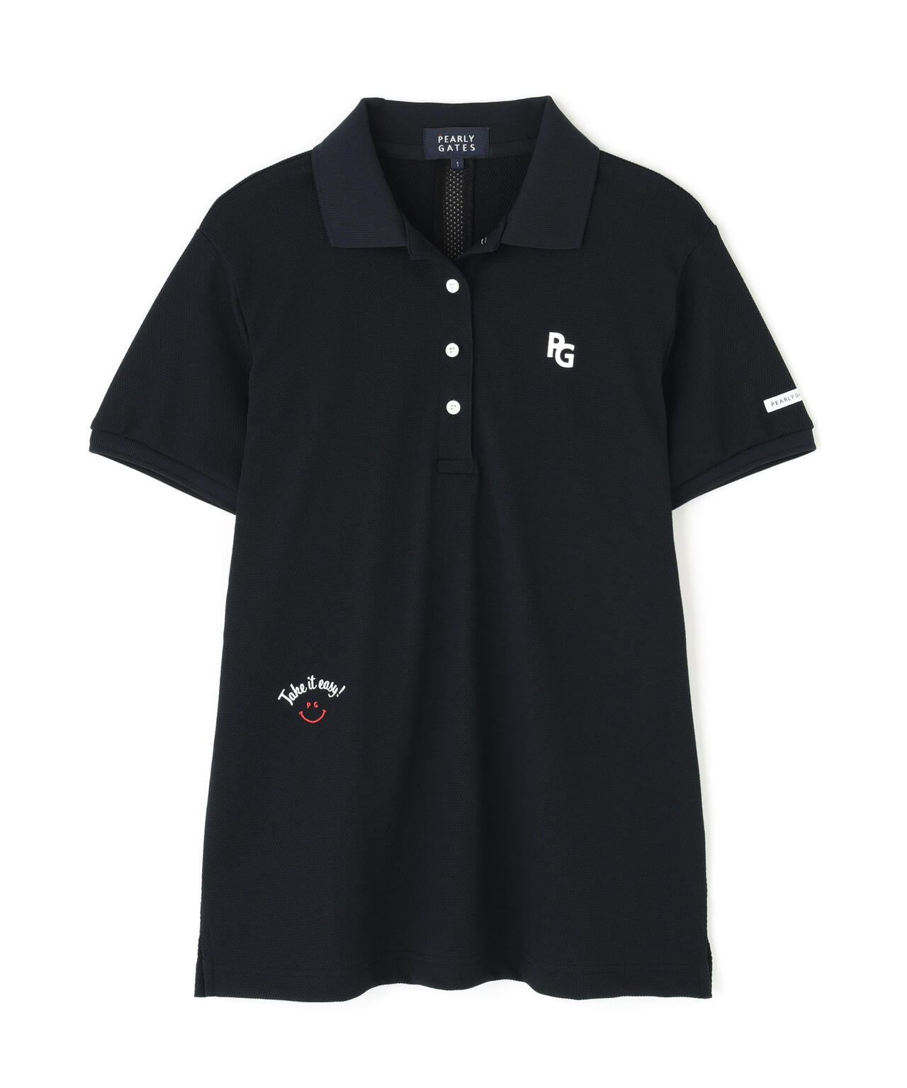 ポップコーンカノコ×メッシュ半袖ポロシャツ