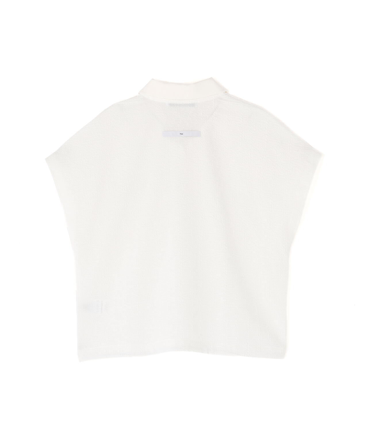 【PGG】【直営店舗&公式オンライン限定】Peストレッチサッカーフレンチスリーブポロシャツ (LADIES)