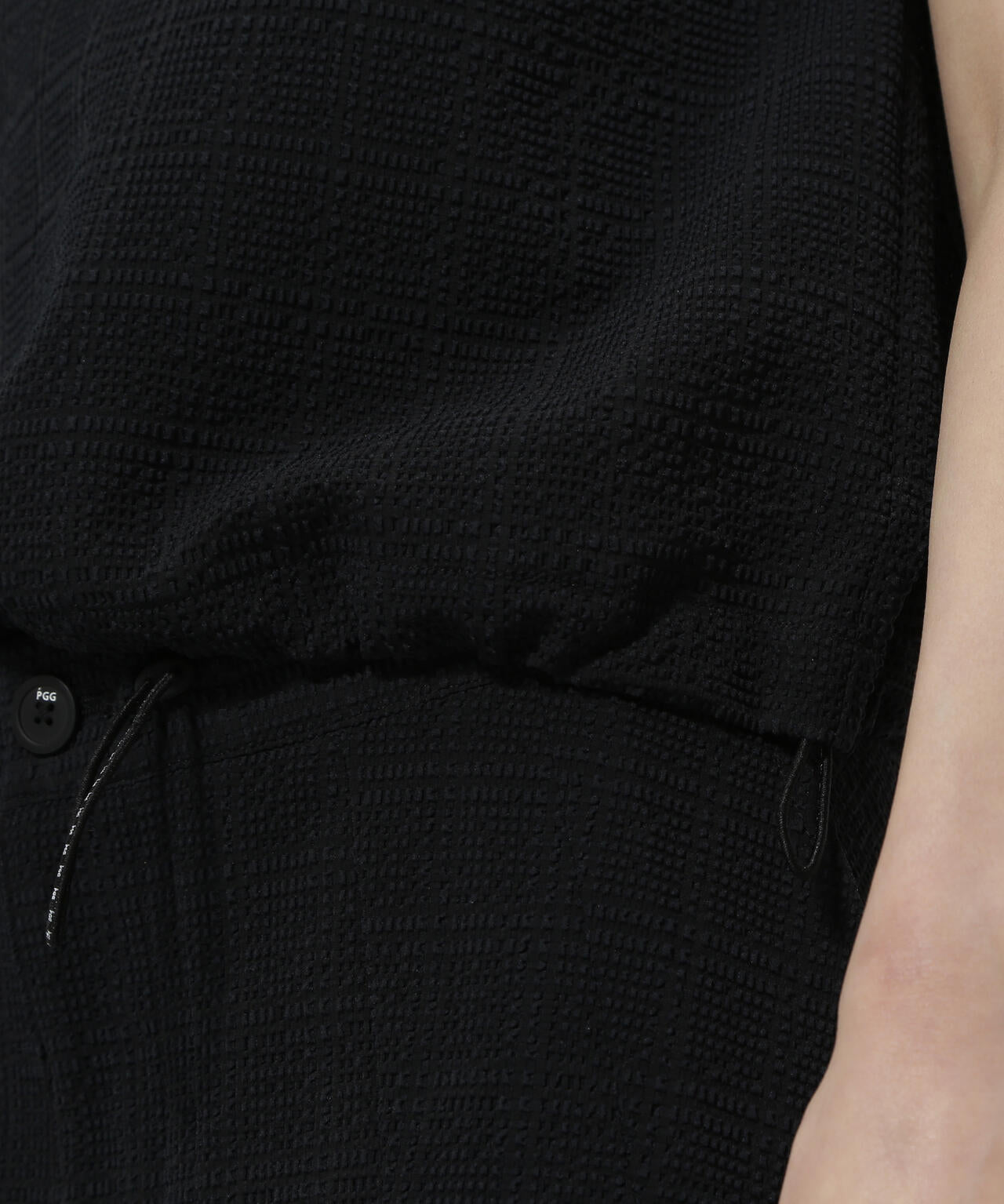 【PGG】【直営店舗&公式オンライン限定】Peストレッチサッカーフレンチスリーブポロシャツ (LADIES)