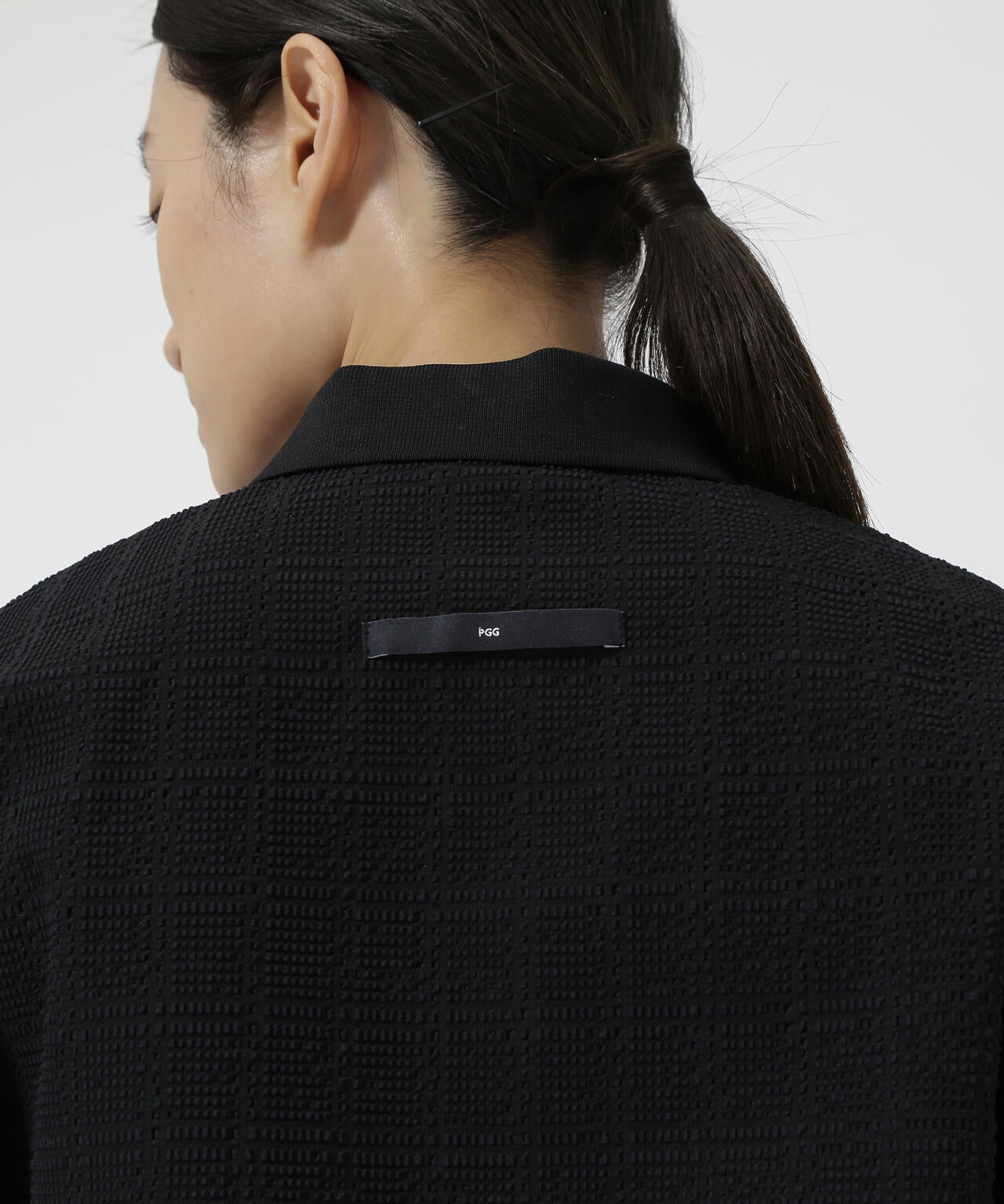 【PGG】【直営店舗&公式オンライン限定】Peストレッチサッカーフレンチスリーブポロシャツ (LADIES)