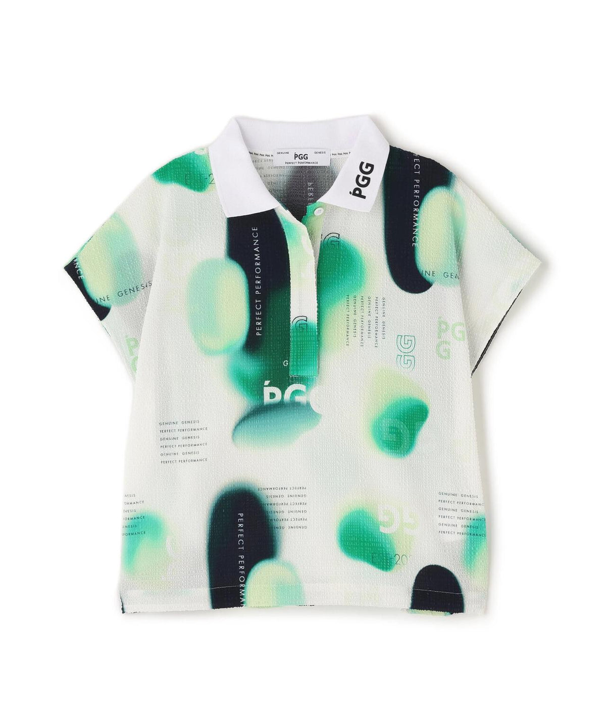 【PGG】【直営店舗&公式オンライン限定】Peストレッチサッカー フレンチスリーブポロシャツ <PGG3.0> (LADIES)