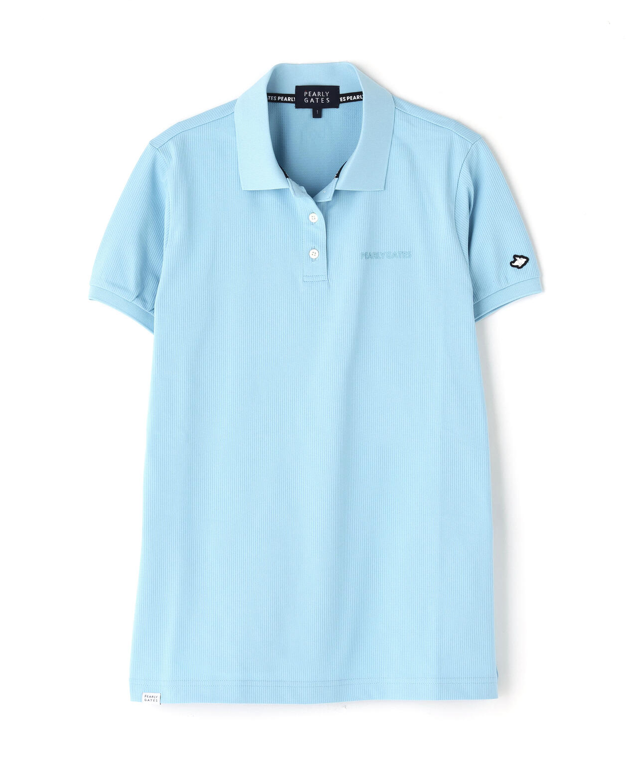ワッフルメッシュジャージ半袖ポロシャツ