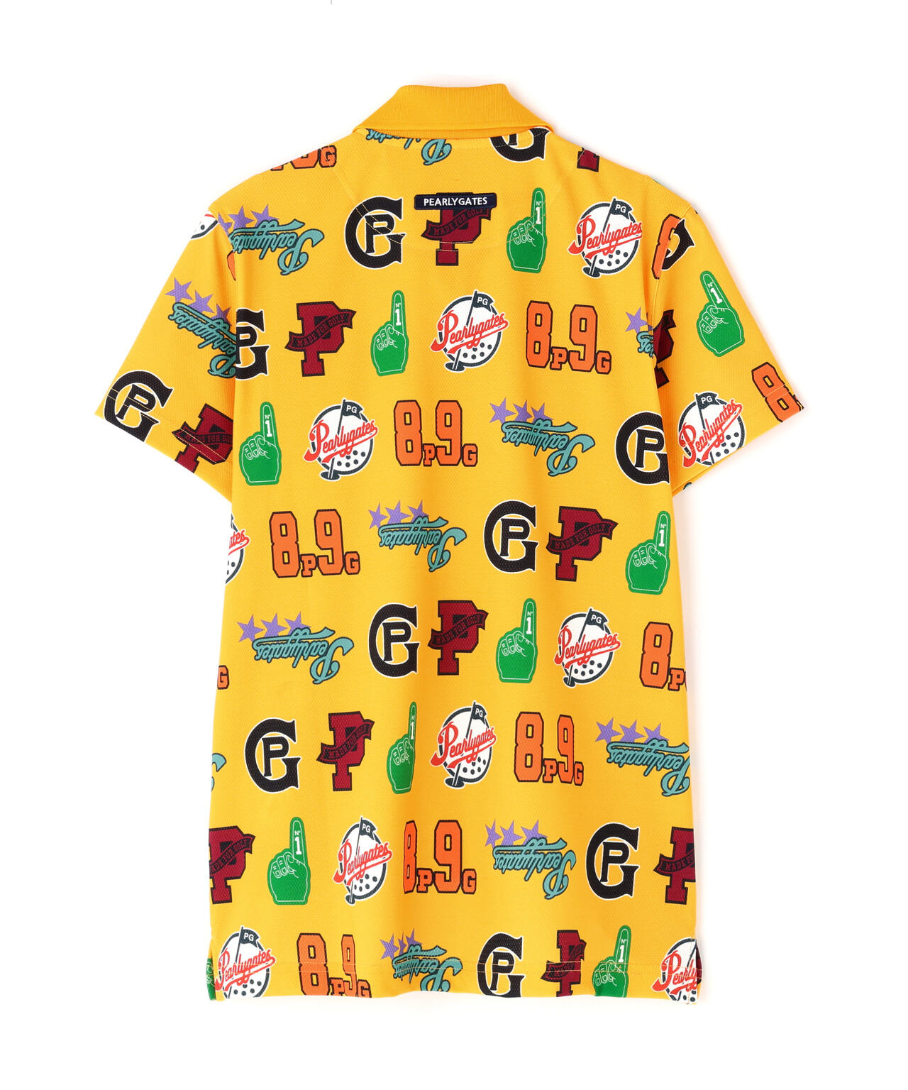 Peストレッチメッシュ半袖ポロシャツ <POPベースボール柄>