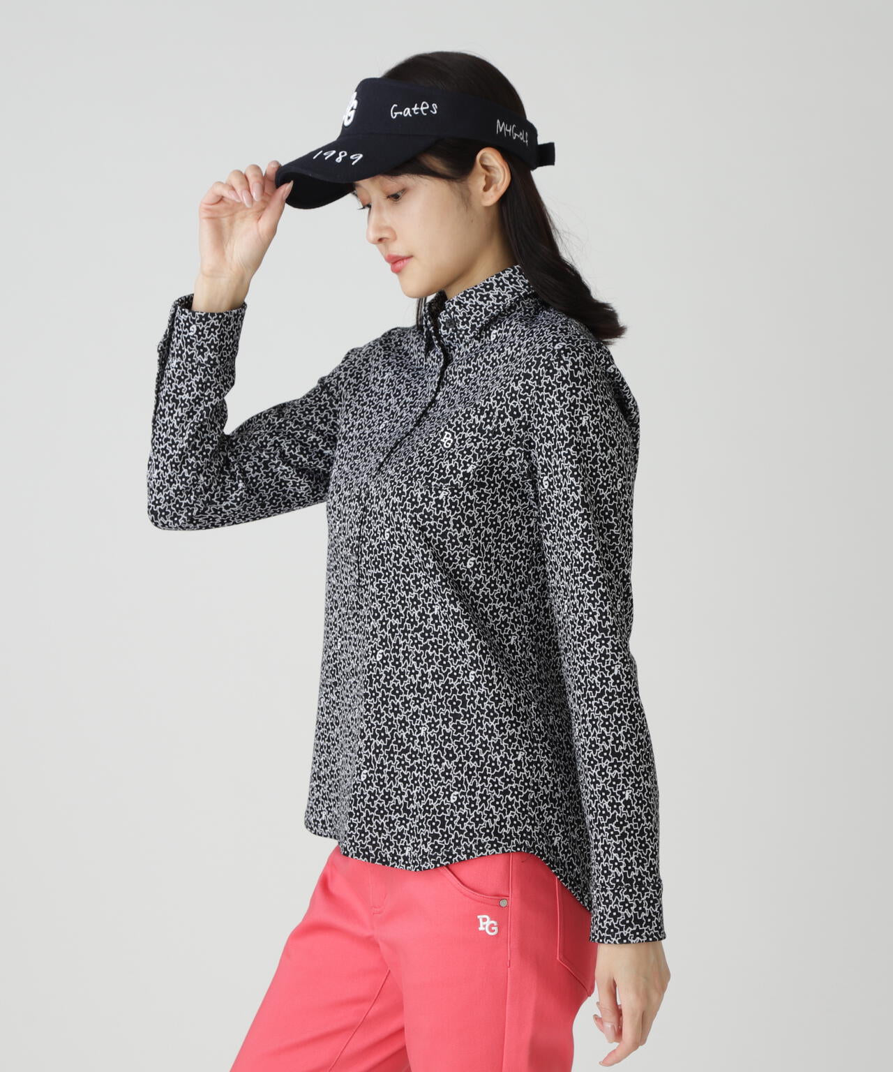 C/PeストレッチWJQ長袖下ットソープルオーバー <MIXパターン>