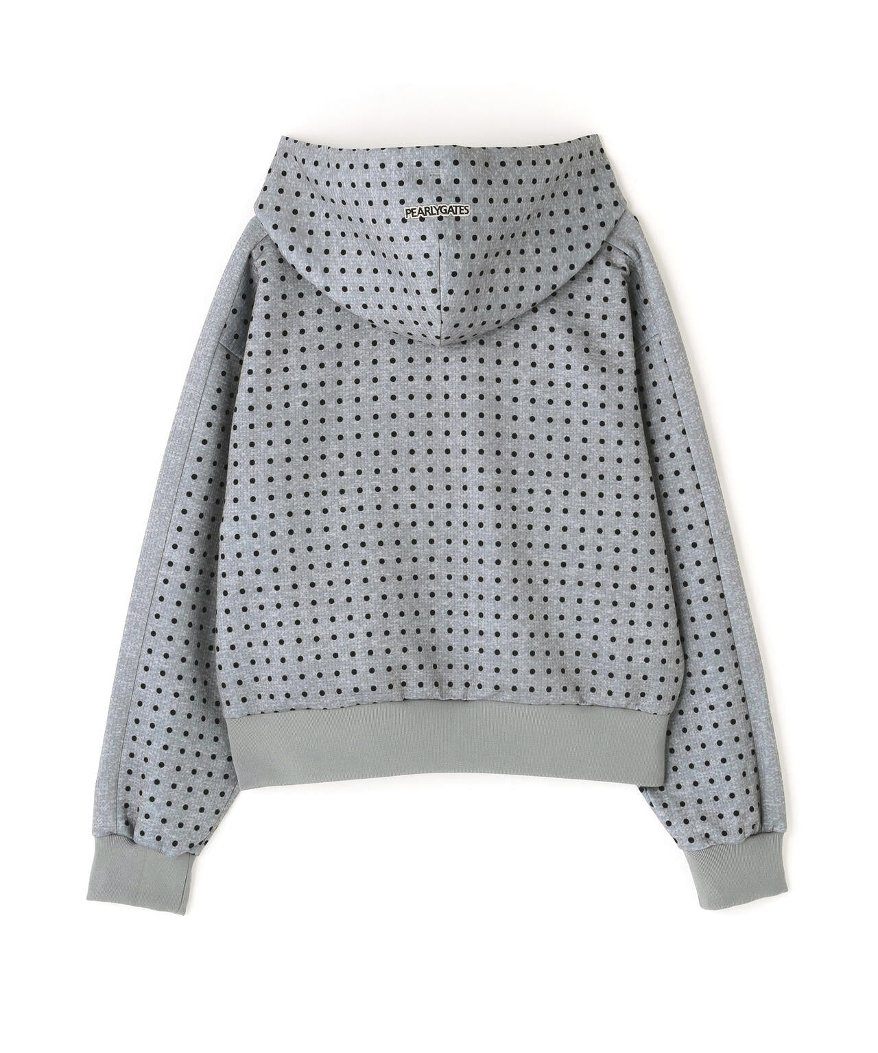 ダブルフェイス フルジップフーディ <ミニドット柄>