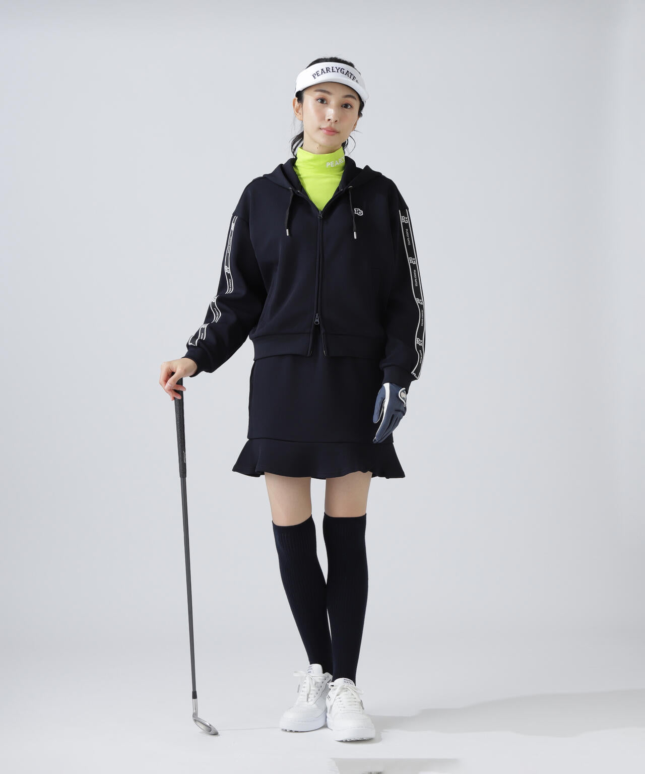 Peスパンダンボールメッシュフルジップフーディ