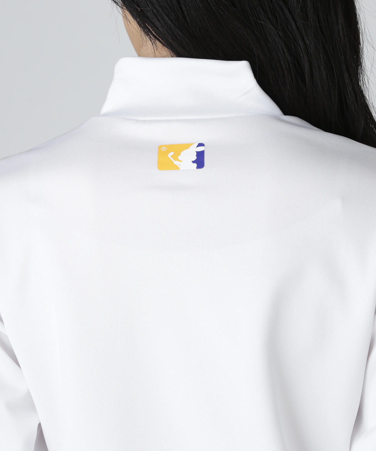 鹿の子ダンボールゼブラ長袖ハイネックカットソー