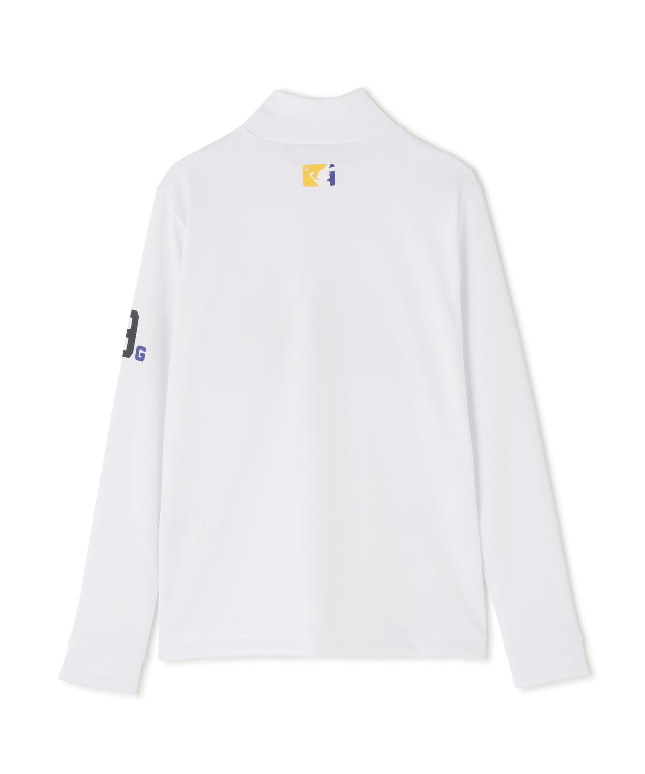 鹿の子ダンボールゼブラ長袖ハイネックカットソー