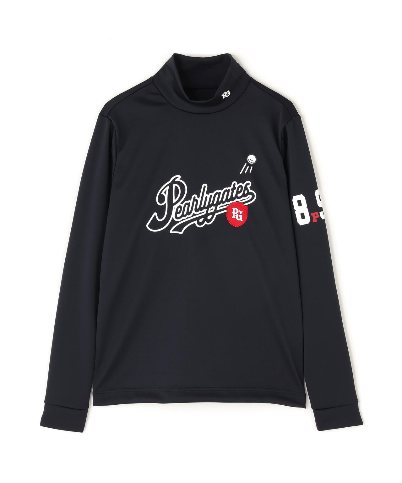 鹿の子ダンボールゼブラ長袖ハイネックカットソー