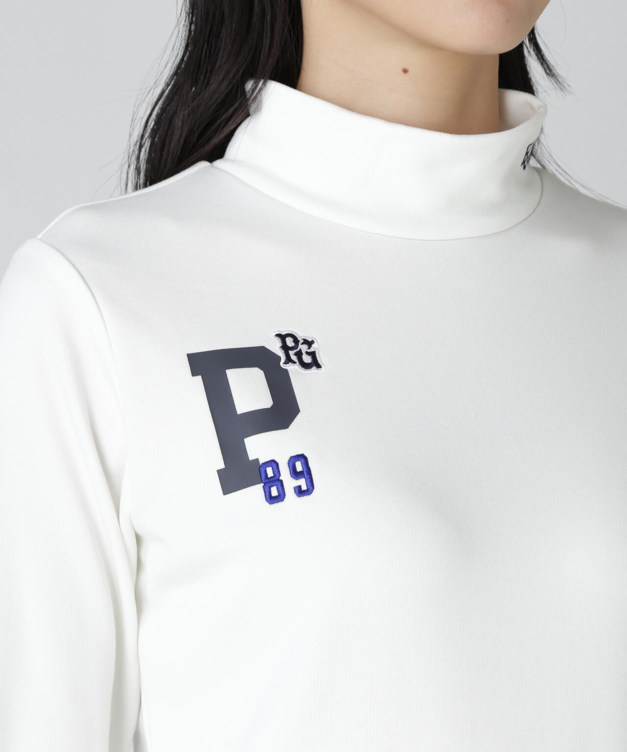 【PG BODY】スーパーファインウールフリース長袖ハイネックカットソー