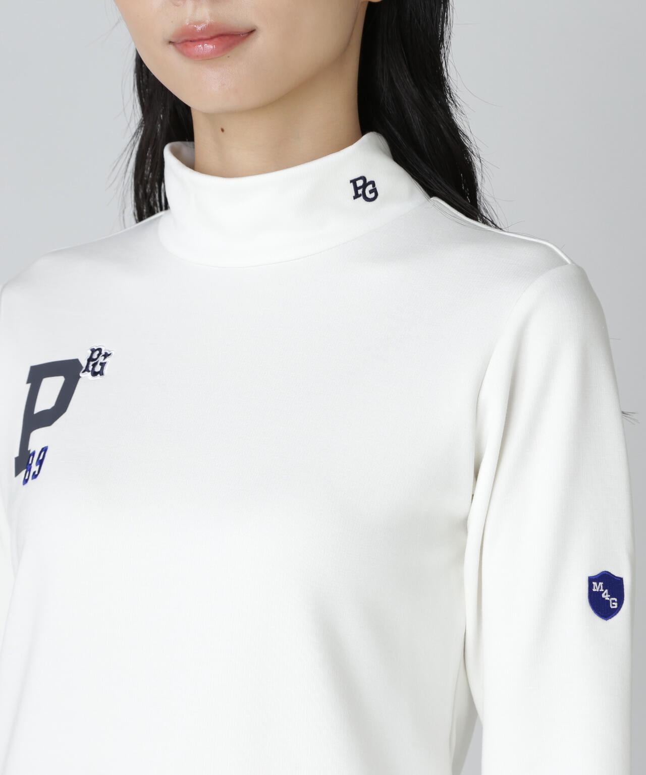 【PG BODY】スーパーファインウールフリース長袖ハイネックカットソー