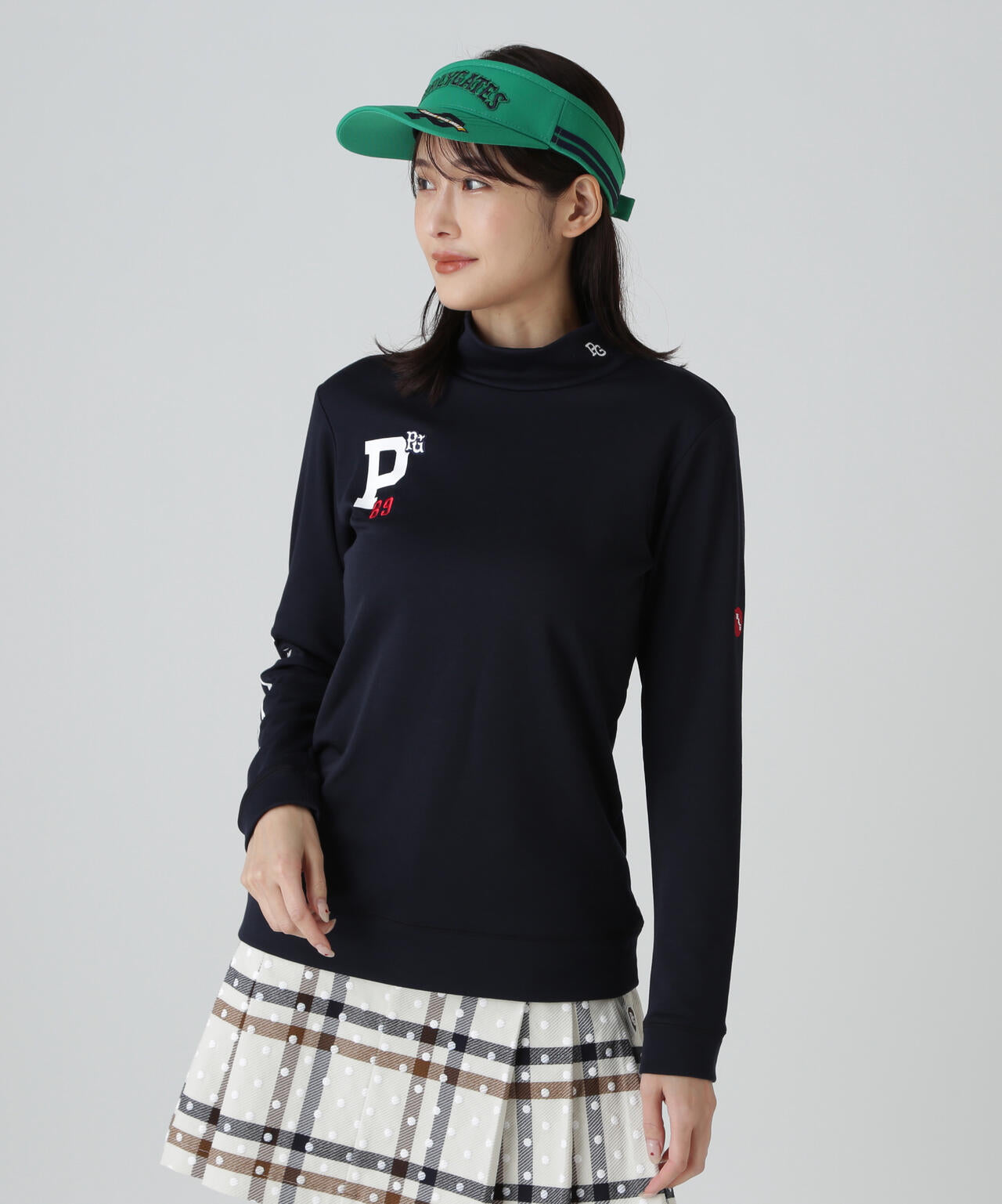 【PG BODY】スーパーファインウールフリース長袖ハイネックカットソー